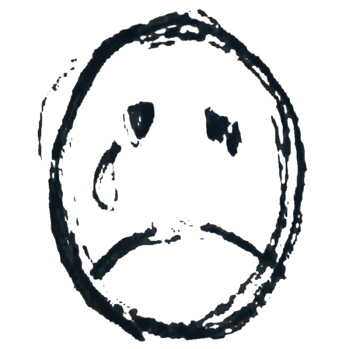 Sad face graffiti Roblox decal