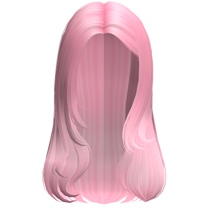 Pink Cute Preppy Soft Wavy Hair Roblox item
