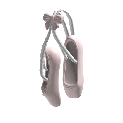 Balletcore - Holdable Bow Pointe Shoes | Pink