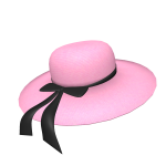 Black & Pink Sunhat