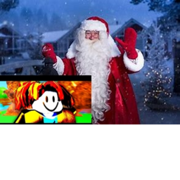 s u tart finds Santa!