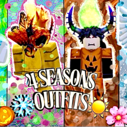 [NEW] 4 SEASONS  avatar outfits 🌞🍁❄️🌸