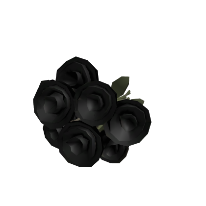 Holdable Black Flower Bouquet