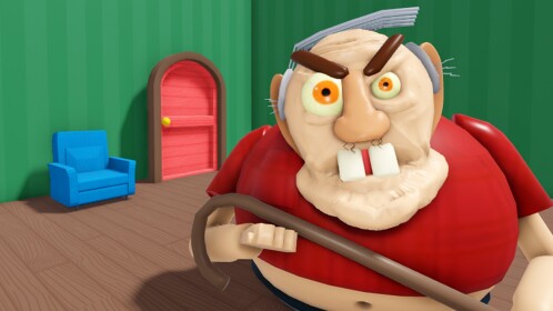 ESCAPE EVIL GRANDPA! (OBBY)
