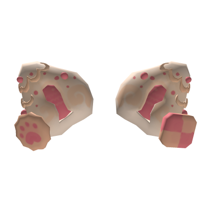 Cute Strawberry Ice Cream Cookie Cat Ears Roblox item