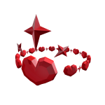 Red Star Heart Crown