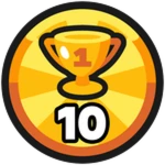 10 Wins Roblox badge thumbnail