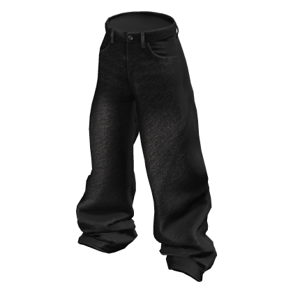 Baggy Black Denim Jeans thumbnail