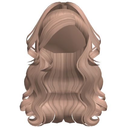 Glam Curly Latina Ponytail (Milktea) Roblox item