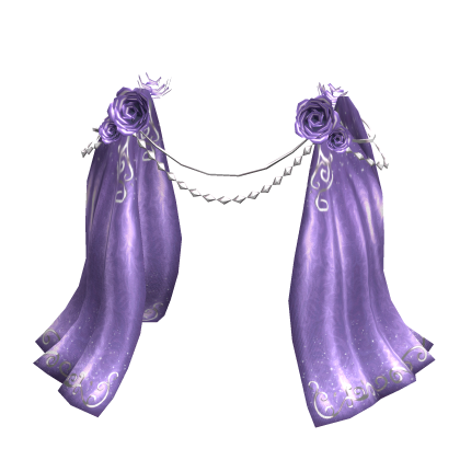Lavender and White Rose Goddess Skirt (1.0)