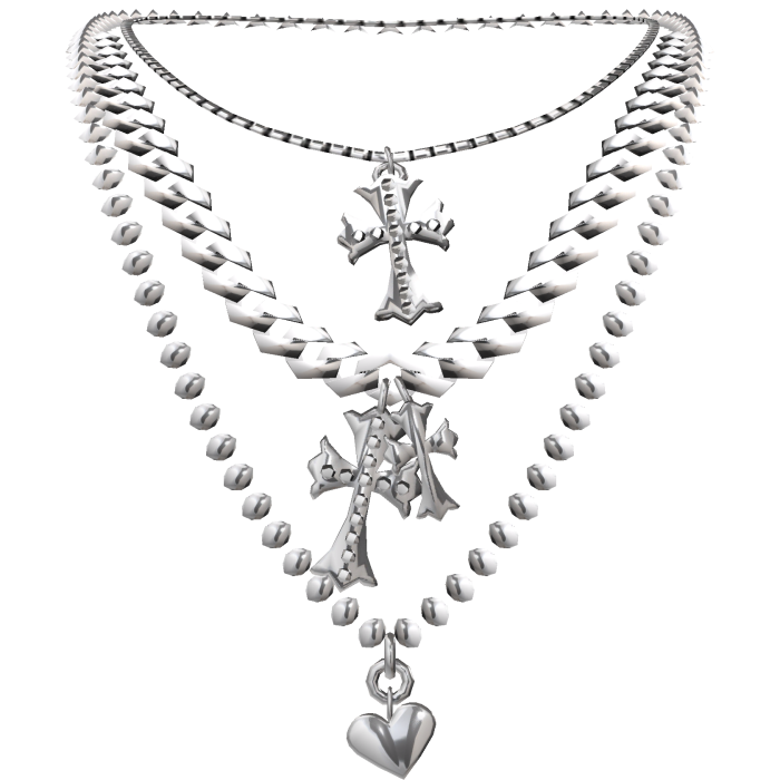 Layered Silver Necklace