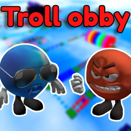 Troll Obby But If You Die You Get Kicked