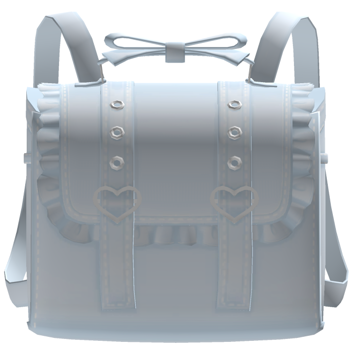 3.0 kawaii ruffled randoseru backpack in blue