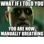 Manually Breathing people