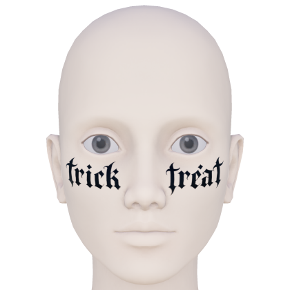Halloween Trick or Treat Tattoo
