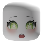 green starlight dreamy face