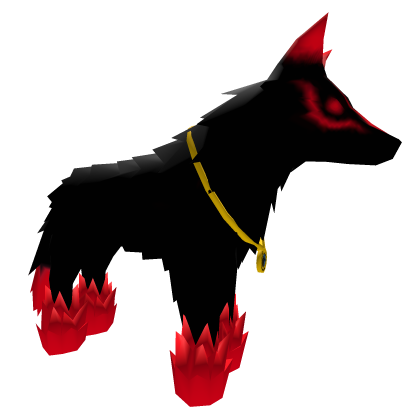 Marked Pet Fire Wolf