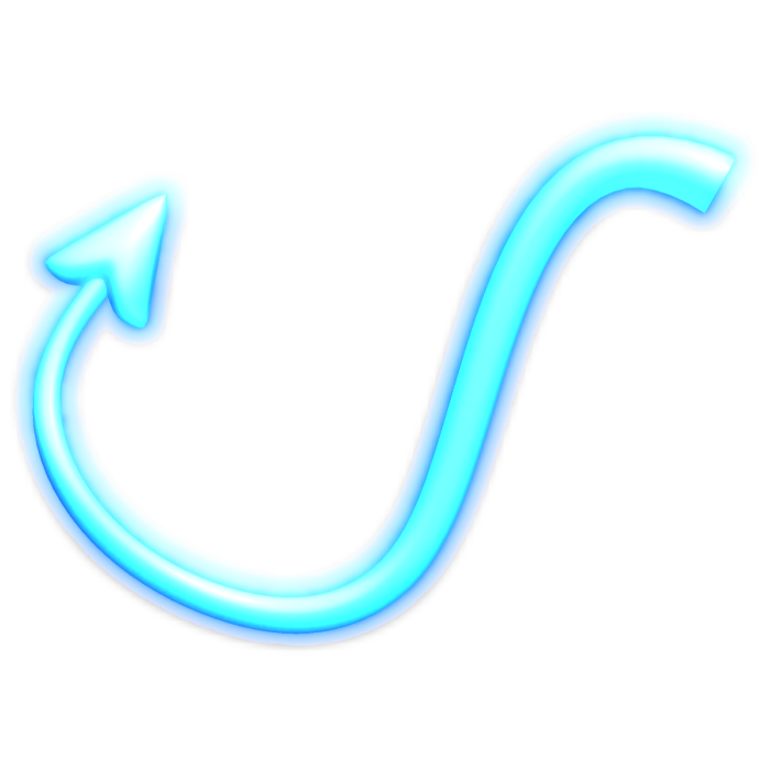 👹 [EMISSIVE] Blue Devil Tail