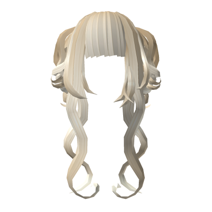 Platinum Blonde Drill Twintails Roblox item