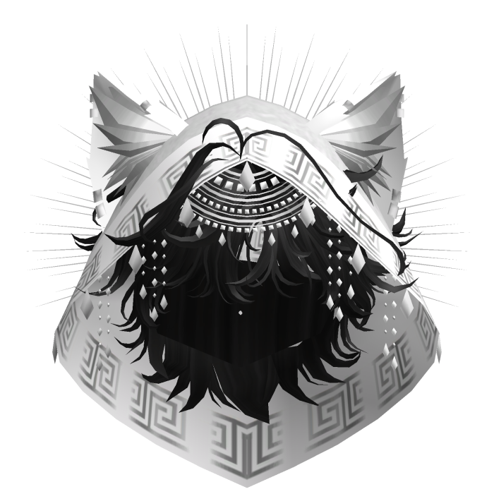 Egyptian Mullet w/ Divine Silver White Hood