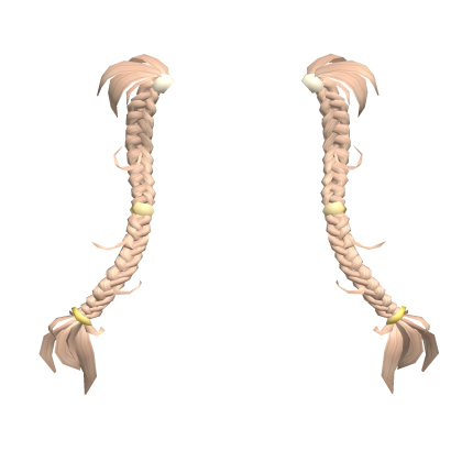 LONG Twin Tail Wisteria Braids ♡ ♡ Blonde Roblox item