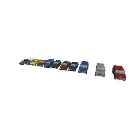 Retro Car Meshes