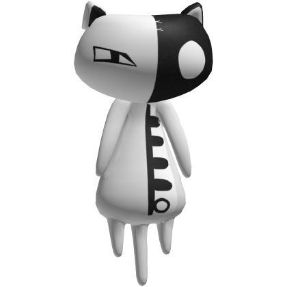 white skeleton cat plushie honekoneko Roblox item