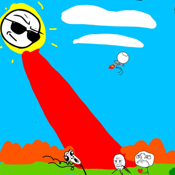 The sun is a deadly laser!!