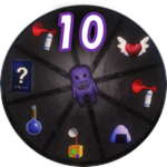 Spin 10 times