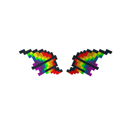 8-Bit Rainbow Wings ###