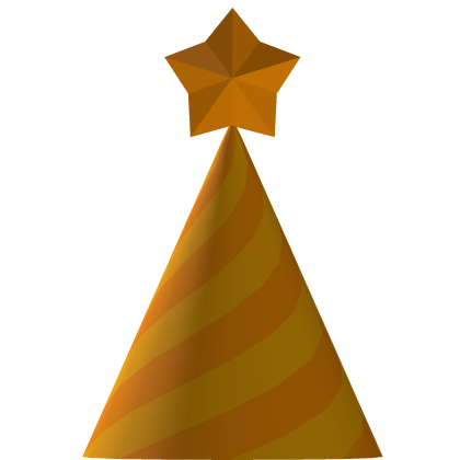 💛 Yellow Party Hat