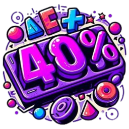40%