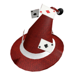 The Mysterious Red Gambling Witch Hat
