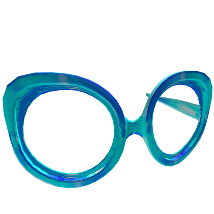teal glasses