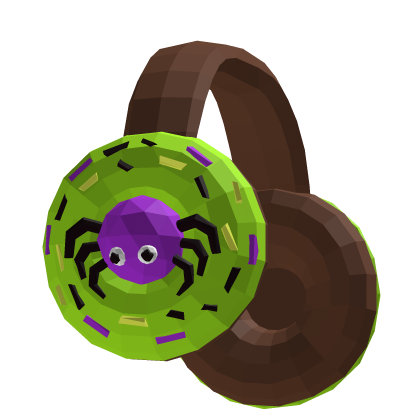 Green Spider Donut Headphones