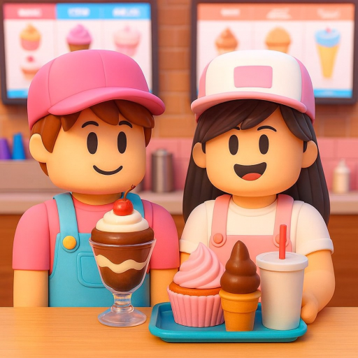 Dessert Bar Tycoon 🍨 official Roblox game thumbnail
