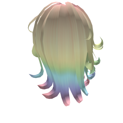 Gyaru Bouncy Layered Curls Mermaid Ombre