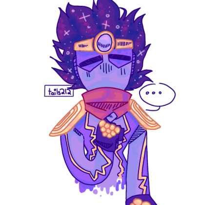 star platinum drawing i made Roblox decal