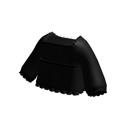 ♡ : cute ruffle doll dress in black