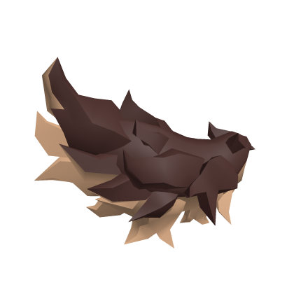 Whispy wolf tail (brown)