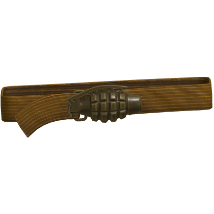 Y2k Grunge Grenade Belt Yellow 1.0