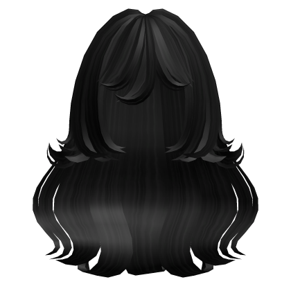Cute Pixie Mullet in Black Roblox item