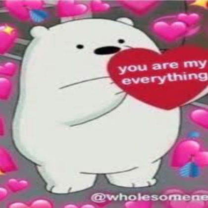 Wholesome bear meme Roblox decal