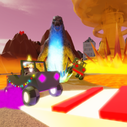 Obby But you're in a Jeep