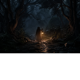 The dark night