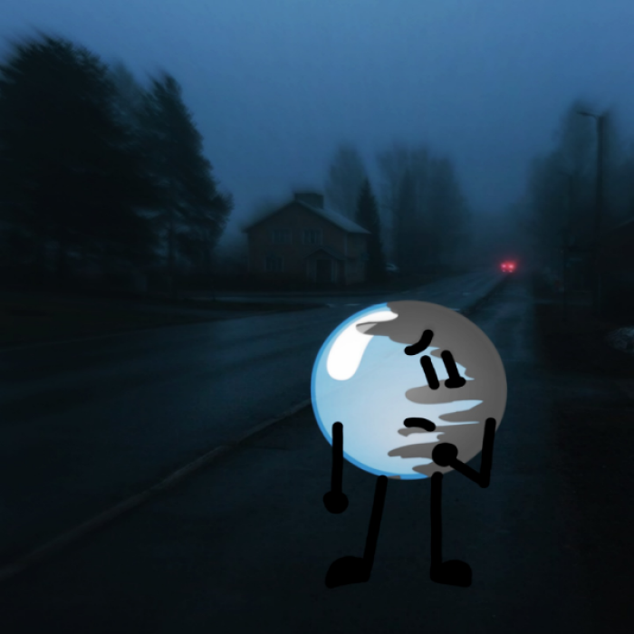 W-where am i...? -Bubble BFB Roblox decal
