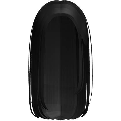 Long Sleek Straight Hair in Black - Roblox