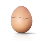 Cracked eggs