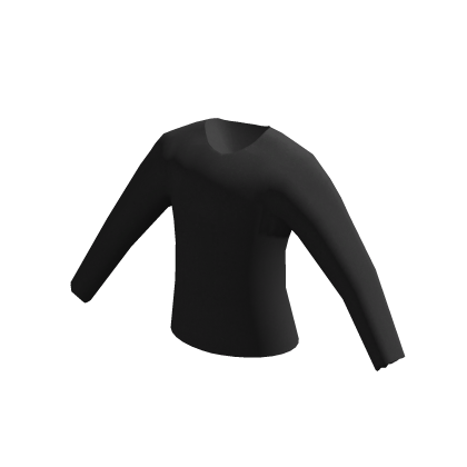 Black Crewneck Tee (Long Sleeve) thumbnail