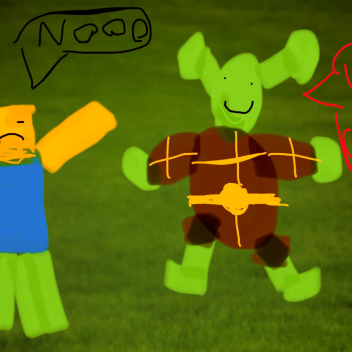 SURVIVE SHREK IN GRASS LAND! Z👉🥳Badge game!